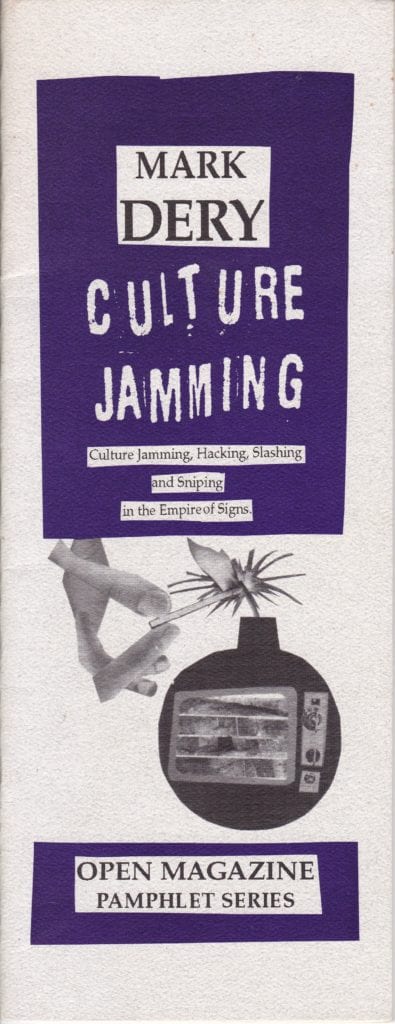 Original Cover of Culture Jamming